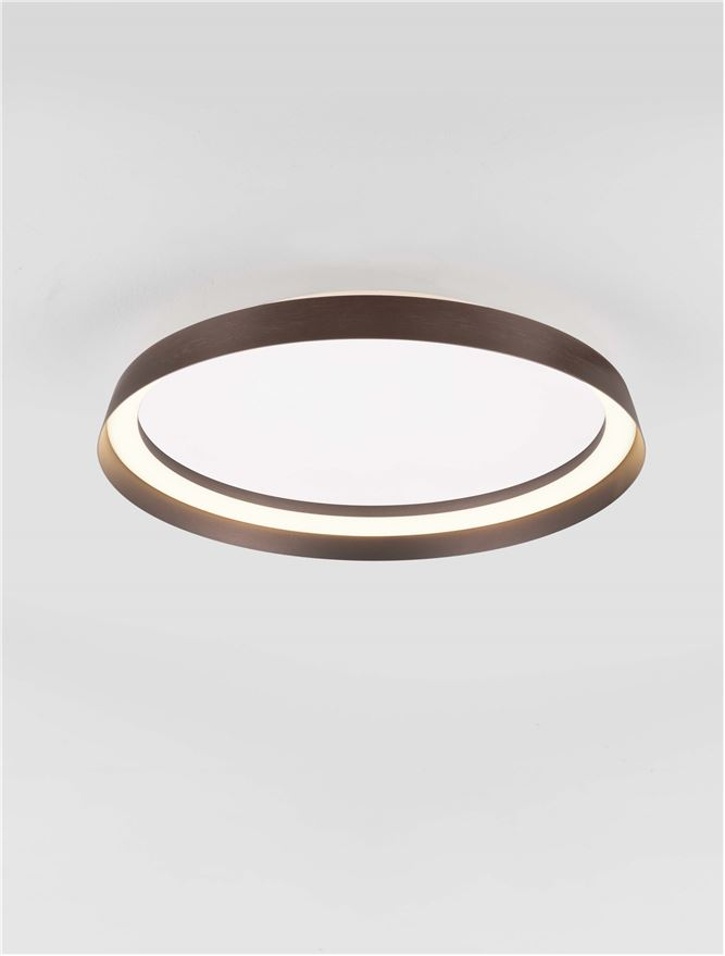 ORMI PL45 - Triac Dimmable Brushed Coffee Aluminium & Silicone - PLAFONIERA [4]