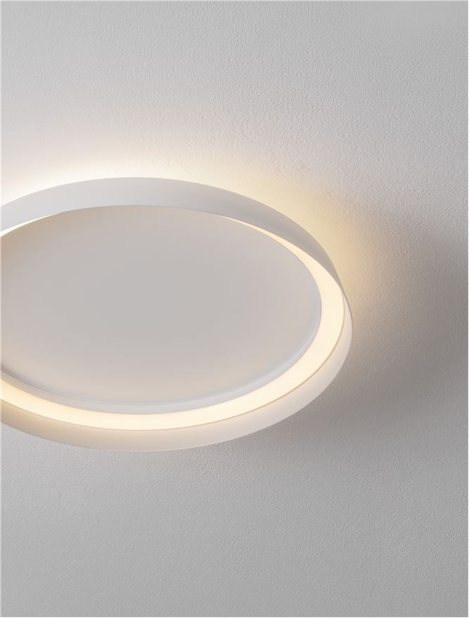 ORMI PL45 - Triac Dimmable Sandy White Aluminium & Acrylic - PLAFONIERA [6]