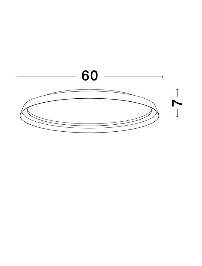 ORMI PL60 - Triac Dimmable Sandy Black Aluminium & Silicone - PLAFONIERA [6]