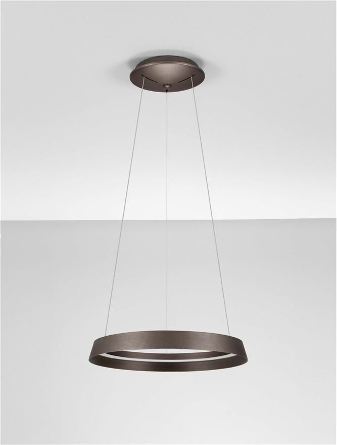 ORMI SP45 - Triac Dimmable Brushed Coffee Metal & Acrylic [3]