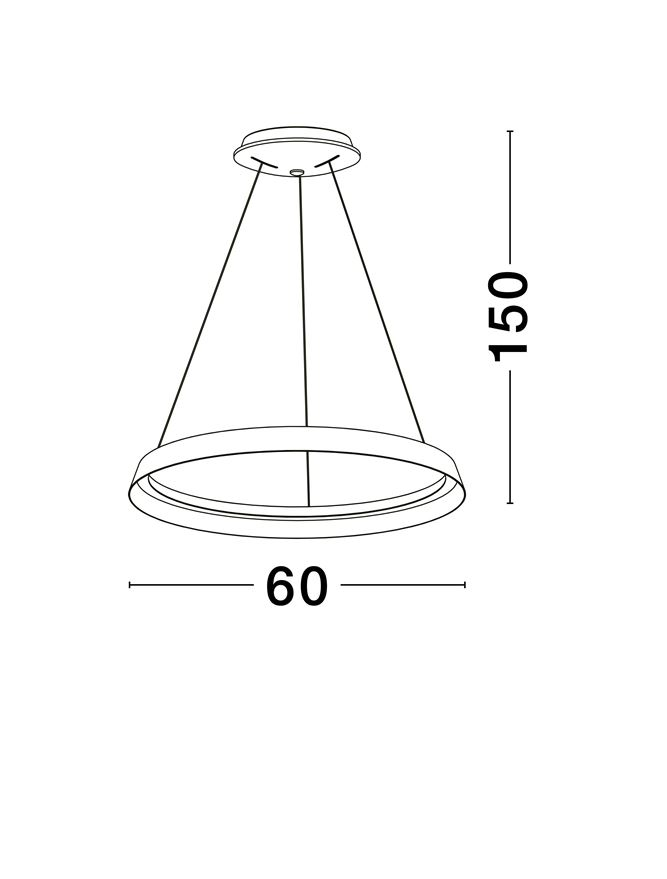 ORMI SP60 - Triac Dimmable Brushed Coffee Metal & Acrylic [2]