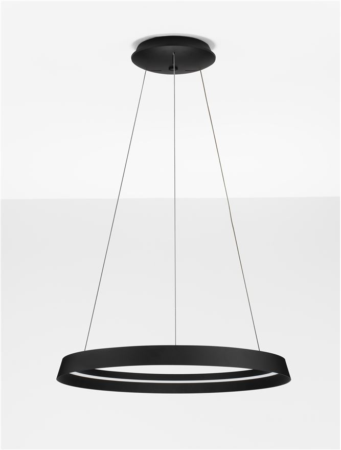 ORMI SP60 - TRIAC DIMMABLE Sandy Black Aluminium & Acrylic [3]