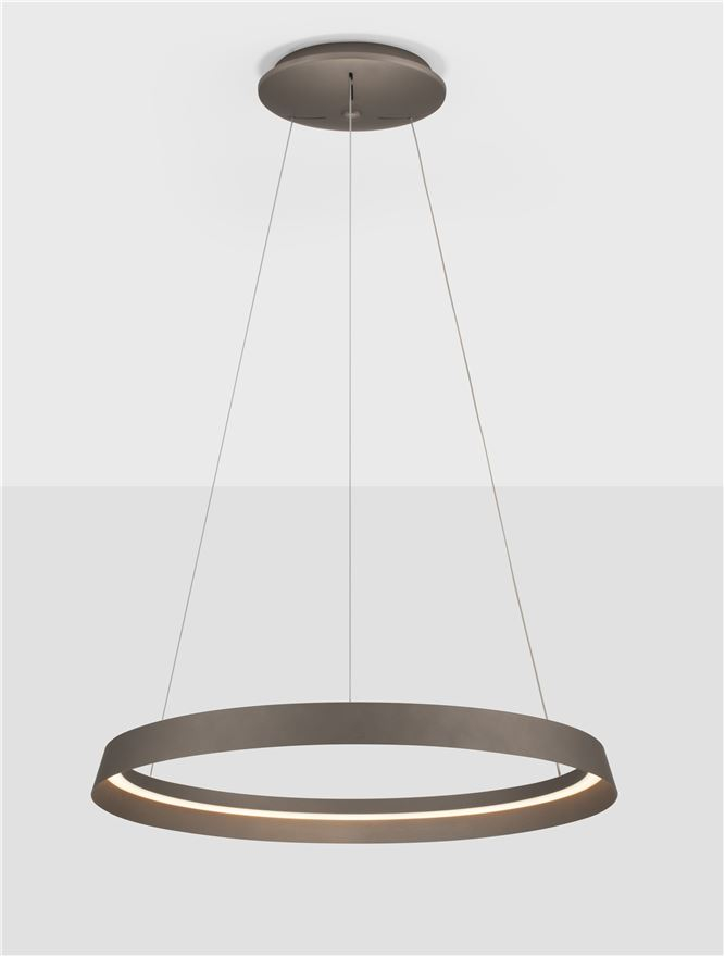 ORMI SP60 - Triac Dimmable LED Champaign Brown Aluminium & Acrylic [4]