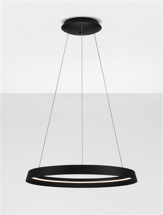 ORMI SP60 - TRIAC DIMMABLE Sandy Black Aluminium & Acrylic [4]