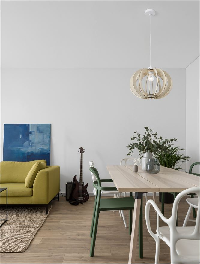 OTTOLINE suspensie SP1 - 9620123 - White Metal Natural Wood [1]