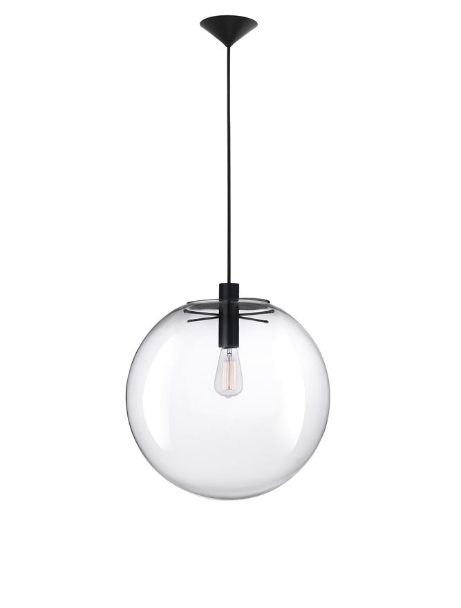 OVVIO suspensie SP1 - 42108002 - Clear Glass & Black Metal [2]