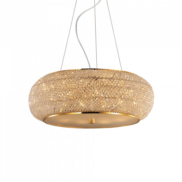 LUSTRA CLASICA CU CRISTALE PASHA SP14 - IDEAL-LUX [1]