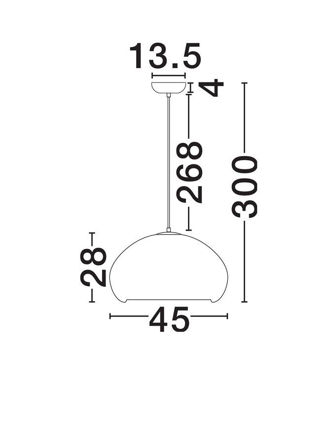 PASHIO SP45 - White Handmade PMMA & Paper. Black Fabric Cable - SUSPENSIE [8]