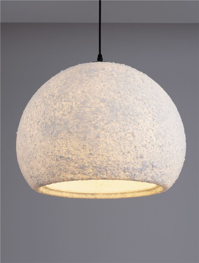 PASHIO SP45X36 - White Handmade PMMA & Paper. Black Fabric Cable - SUSPENSIE [5]