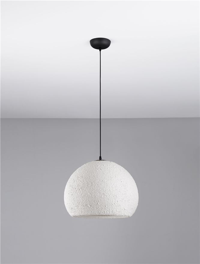 PASHIO SP45X36 - White Handmade PMMA & Paper. Black Fabric Cable - SUSPENSIE [3]