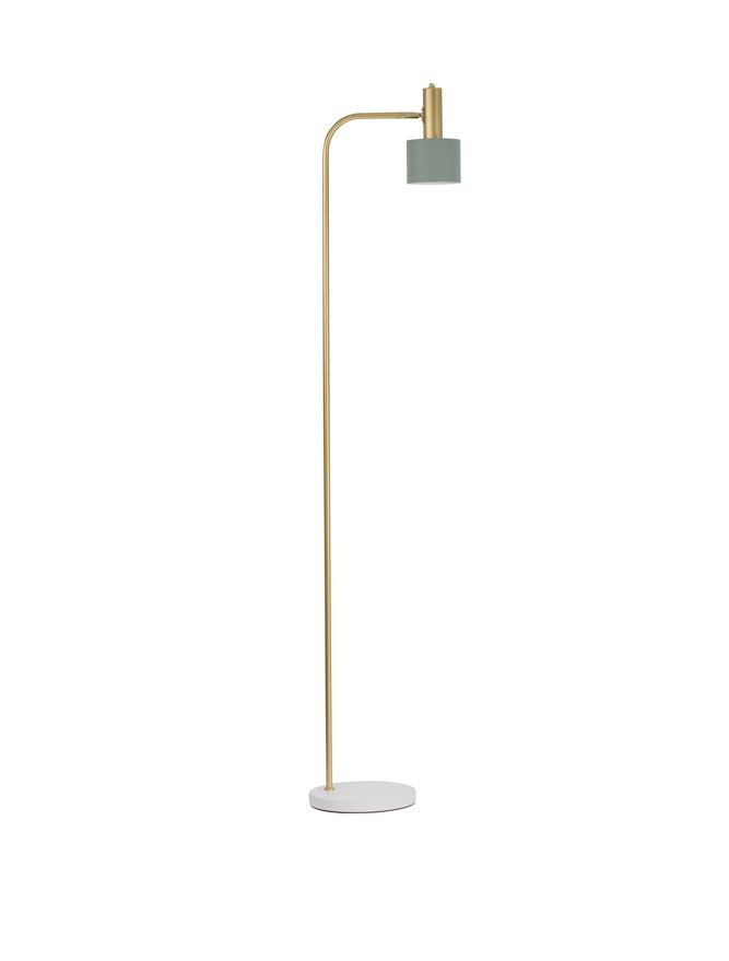 PAZ LAMPADAR - 9426654 - Gold Metal Mint Metal Shade White Base [2]