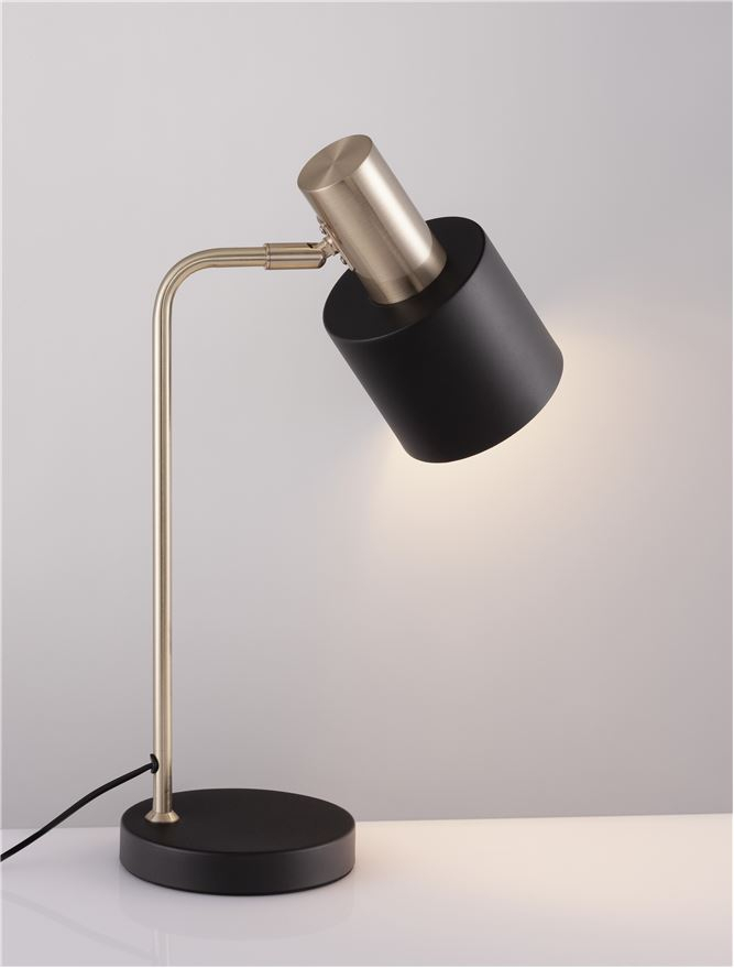 PAZ veioza - 9050161 - Gold Metal Sandy Black Metal Shade [4]