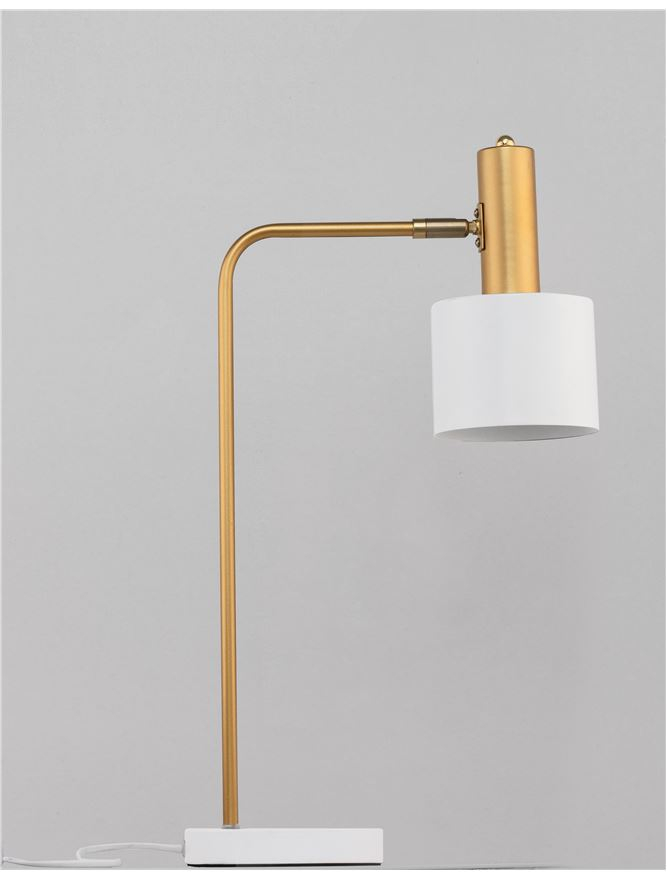 PAZ veioza - 9426651 - Gold Metal White Metal Shade White Base [3]