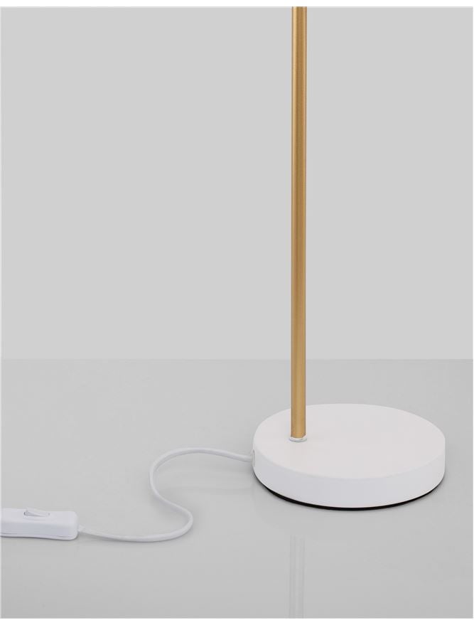 PAZ veioza - 9426651 - Gold Metal White Metal Shade White Base [6]