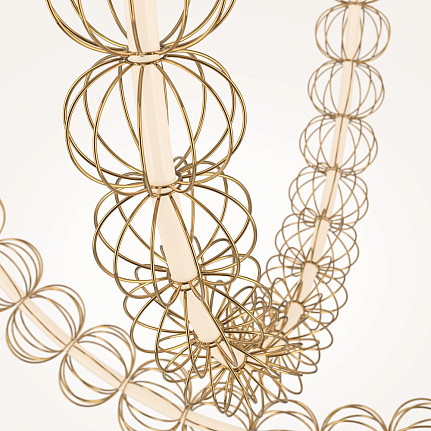 Pendant lamp MOD216PL-L42G3K - Pendant luminaire Golden Cage [2]
