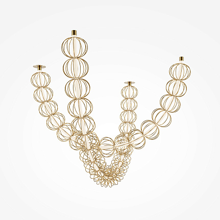 Pendant lamp MOD216PL-L42G3K - Pendant luminaire Golden Cage [4]