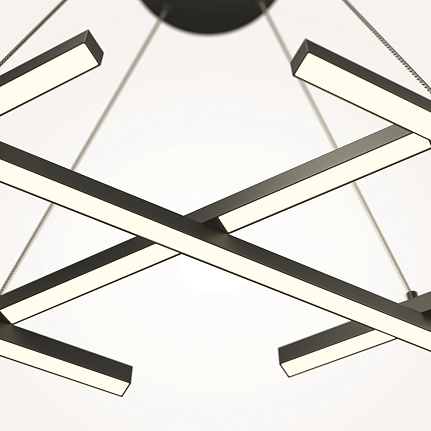 Pendant lamp MOD244PL-L50BK - Pendant luminaire Halo (suspensie moderna LED) [4]