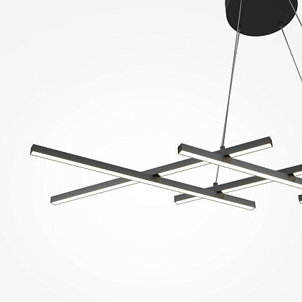 Pendant lamp MOD244PL-L50BK - Pendant luminaire Halo (suspensie moderna LED) [3]
