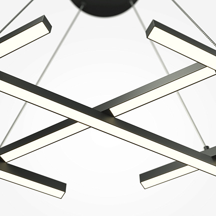 Pendant lamp MOD244PL-L50BK - Pendant luminaire Halo (suspensie moderna LED) [2]