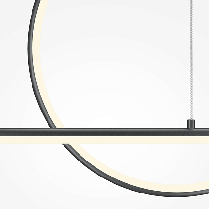 Pendant lamp MOD247PL-L49BK - Pendant luminaire Halo (suspensie moderna LED) [4]