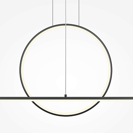 Pendant lamp MOD247PL-L49BK - Pendant luminaire Halo (suspensie moderna LED) [3]