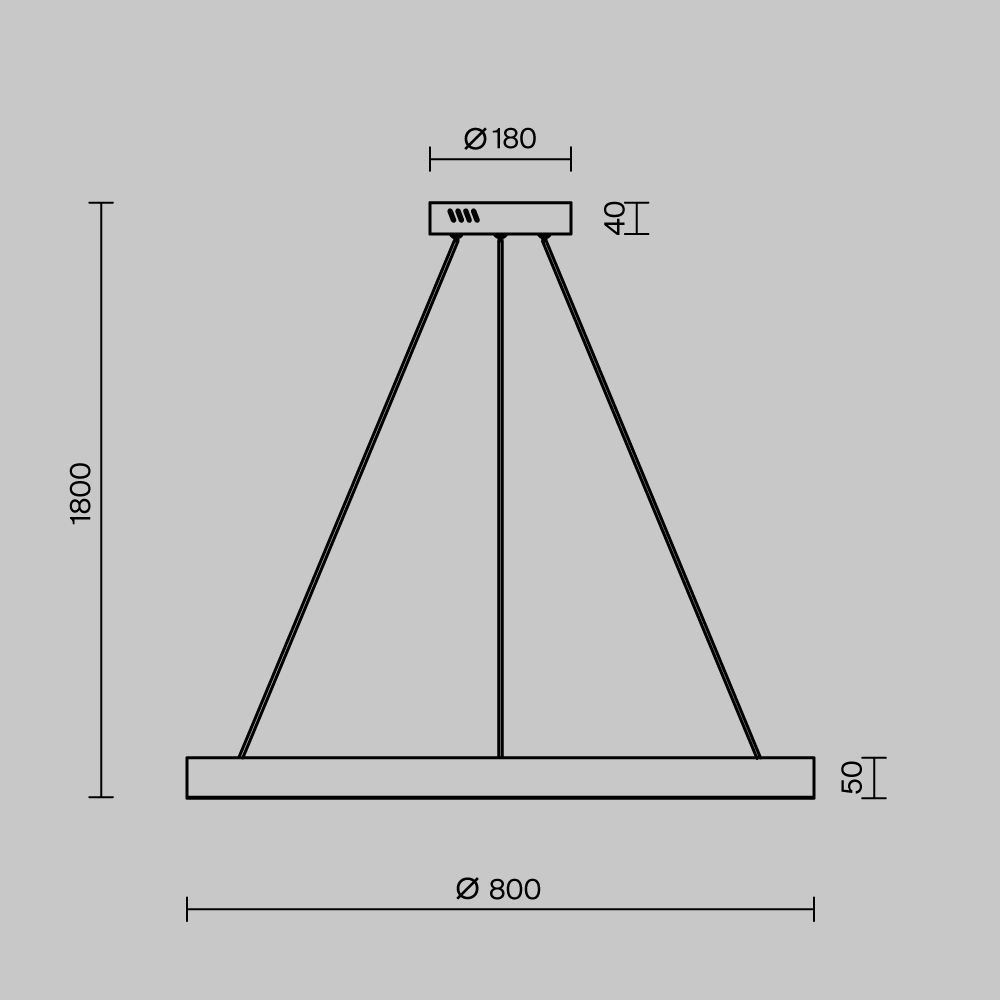 Pendant Lamp MOD415PL-L60BS4K - Suspensie Saturno diam 80 [7]