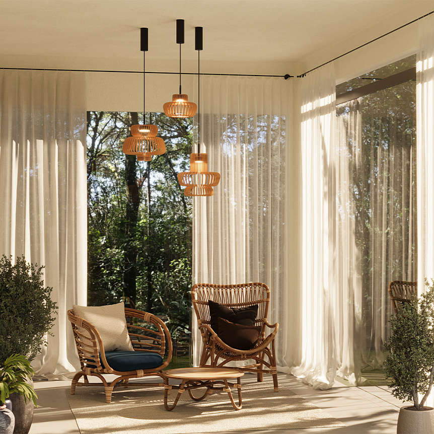 Pendant lamp MOD465PL-L12BK1 - Pendant luminaire Namiki [2]