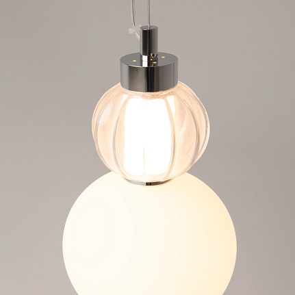 Pendant Lamp P069PL-L17CH3K - Pendant luminaire Collar (suspensie COLLAR crom) [6]