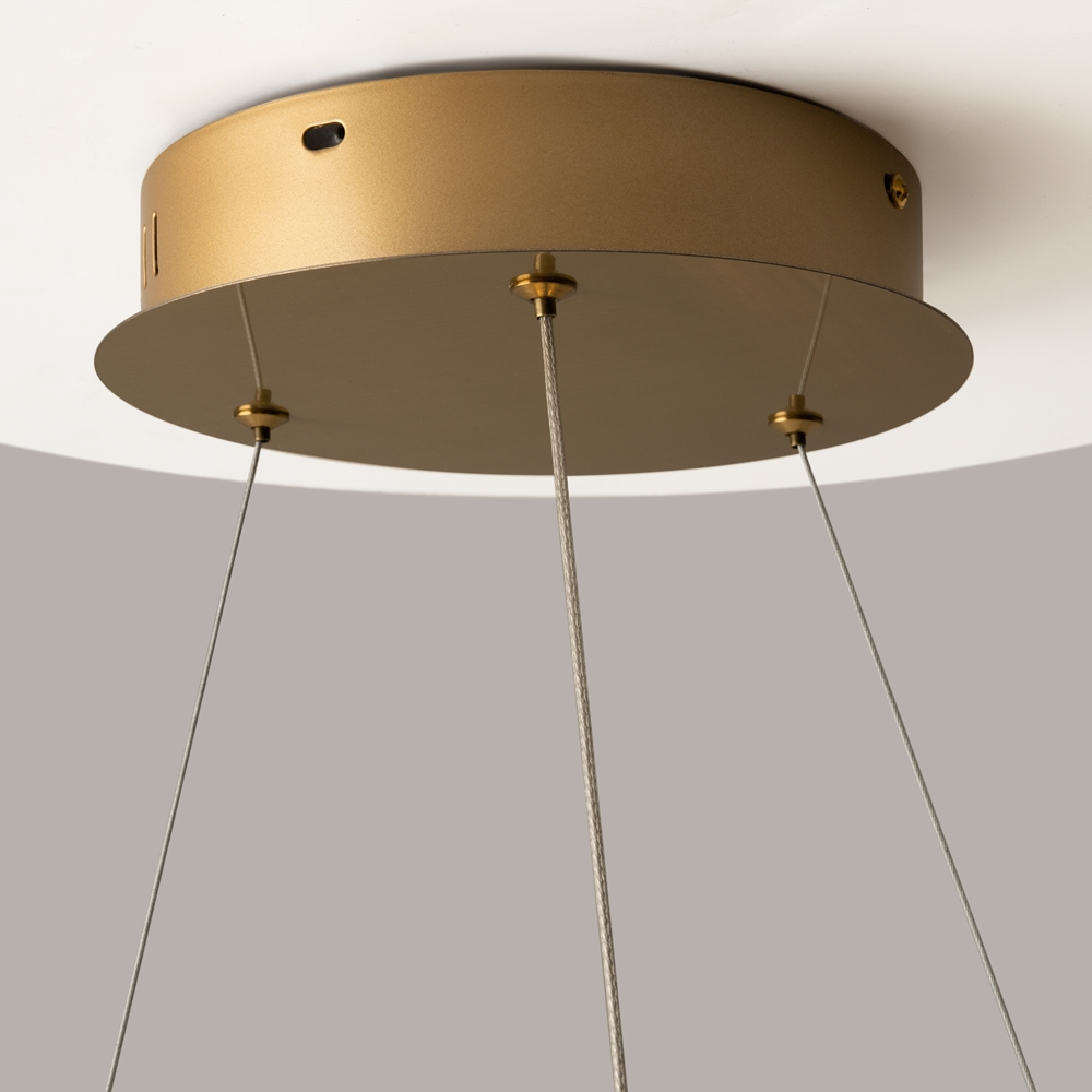 Pendant luminaire Krone P097PL-L48BS3K - suspensie moderna cu cristale [3]