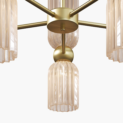 Maytoni Antic MOD302PL-10CG pendul auriu cu 10 abajururi [3]