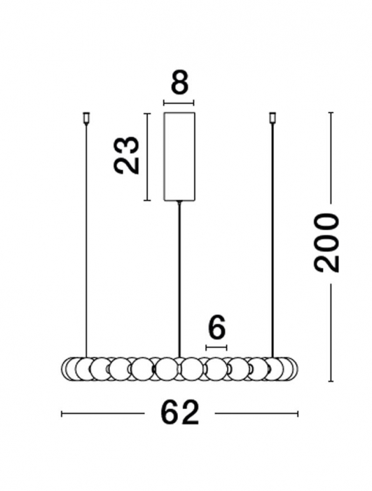 Perla NVL - diam 62 - 9186916 - suspensie moderna [2]