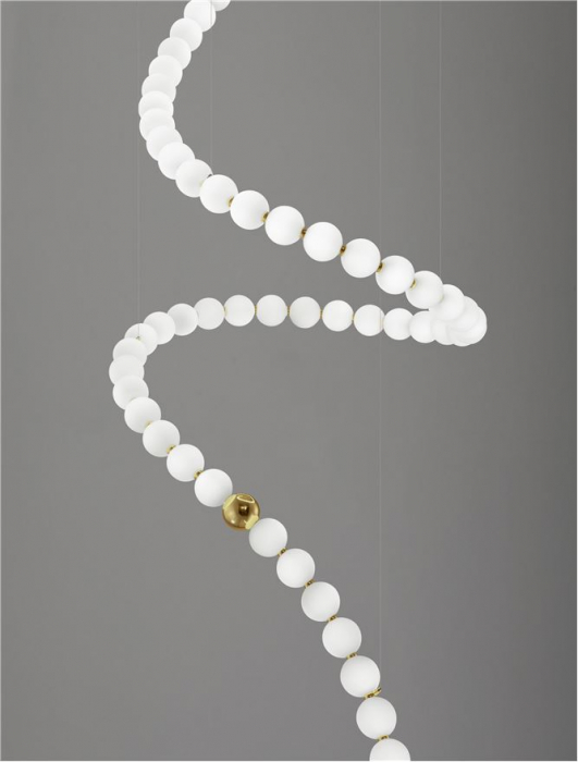 Perla - Suspensie 207W Auriu - 9695207 - suspensie moderna de la NovaLuce [3]