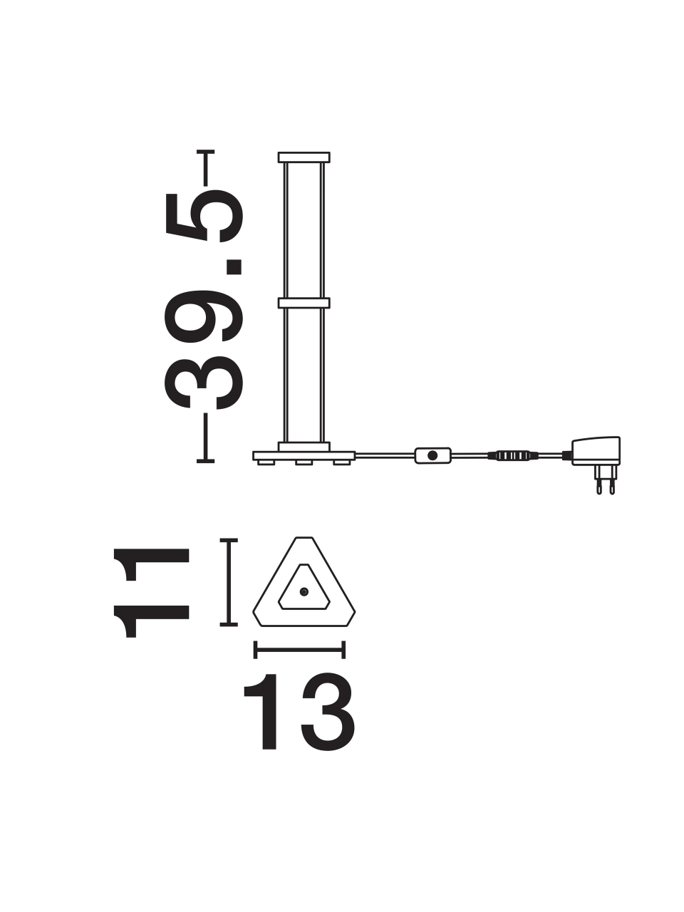 PHEME 1 black - veioza moderna LED [8]