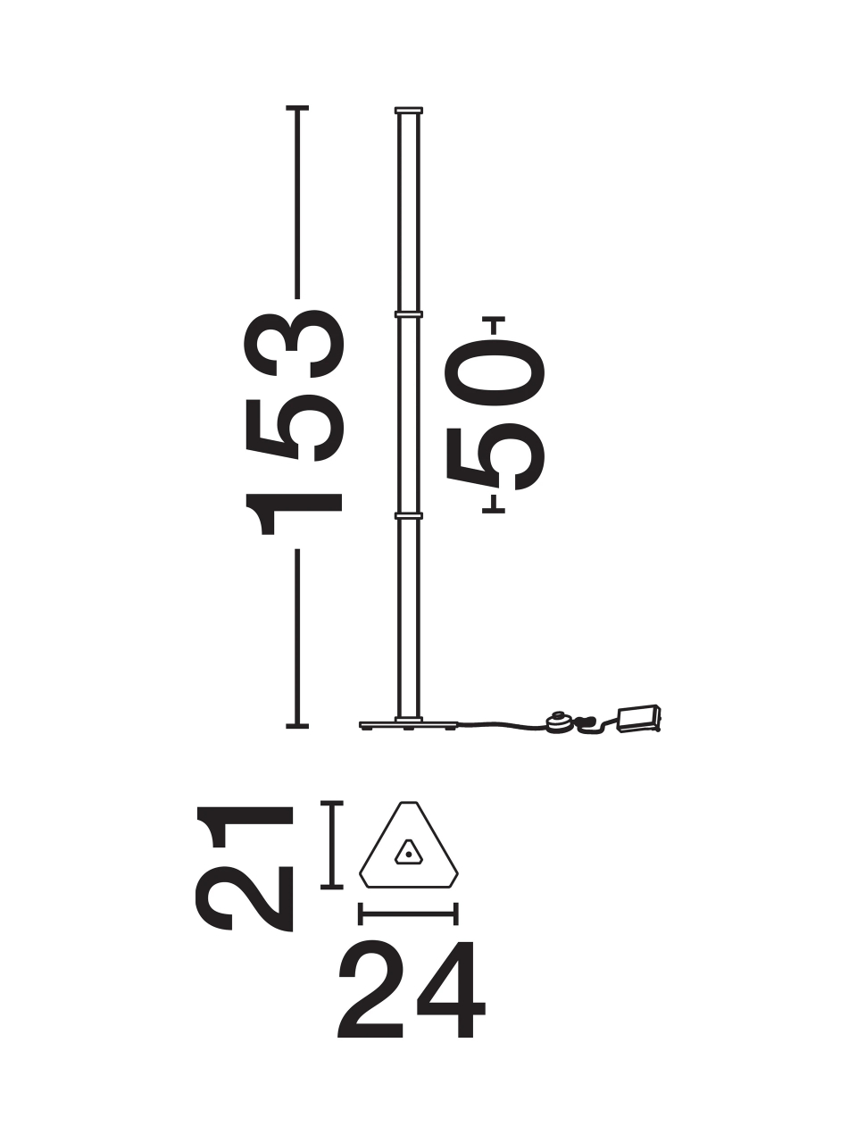 PHEME 1 black - lampadar modern LED [8]