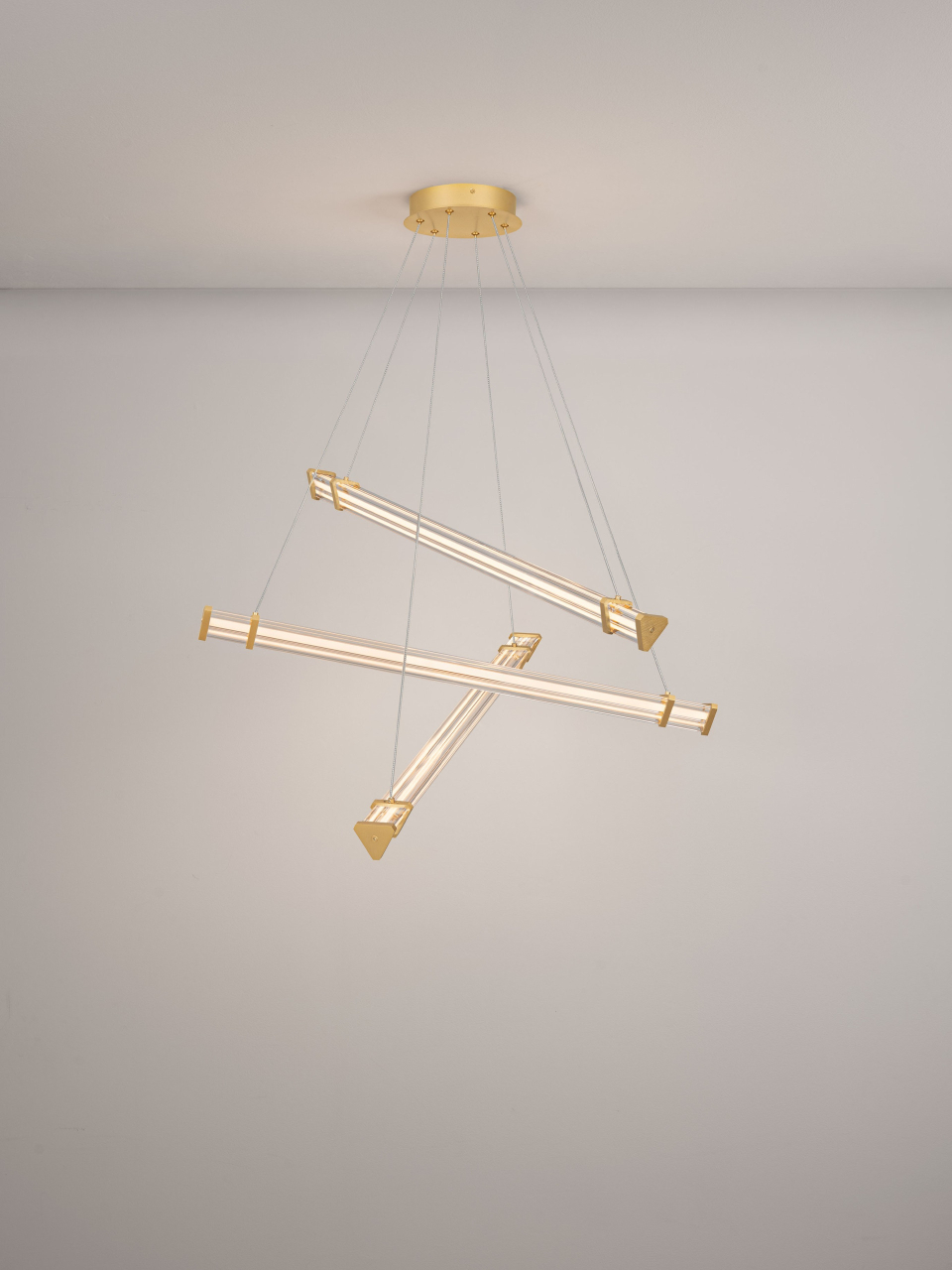 PHEME 1 gold - suspensie moderna LED X [8]