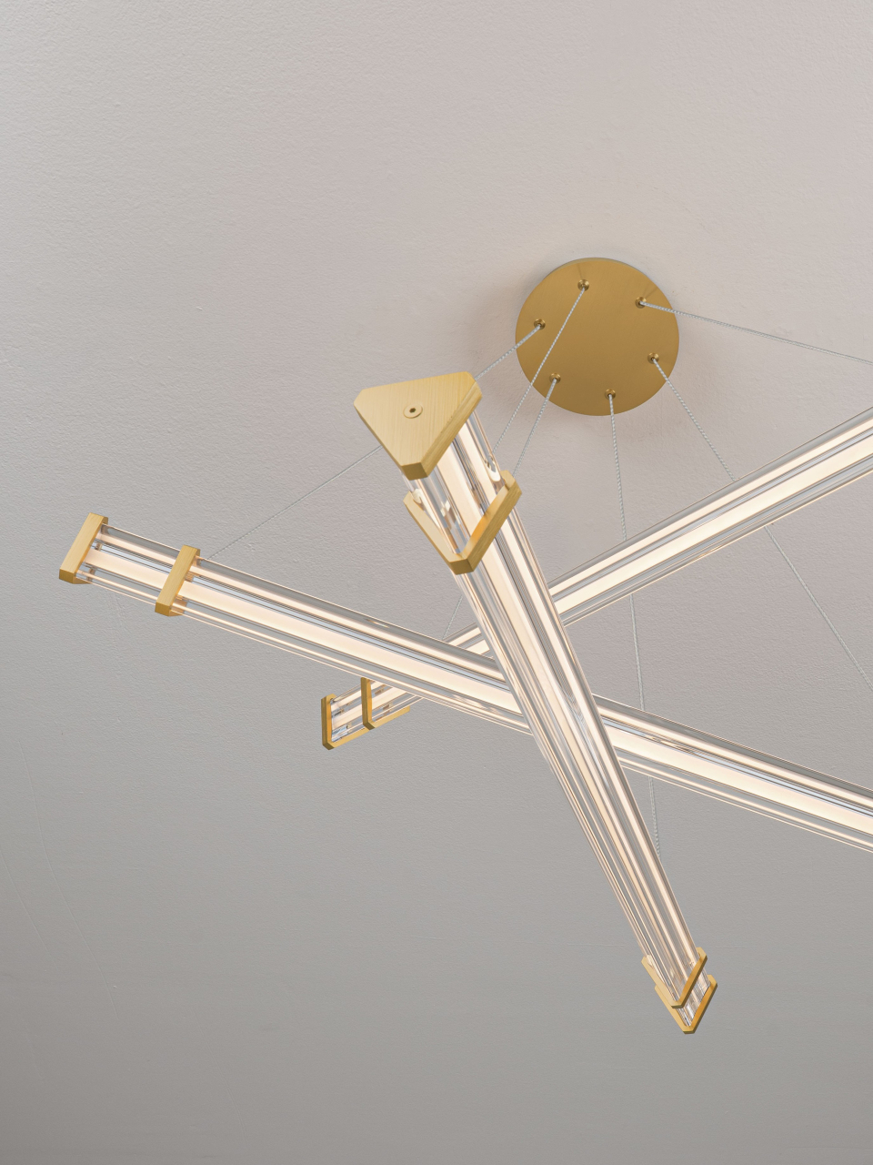 PHEME 1 gold - suspensie moderna LED X [6]