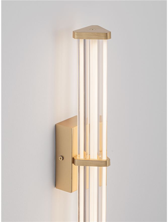 PHEME AP - Brushed Gold Metal & Clear Acrylic [6]