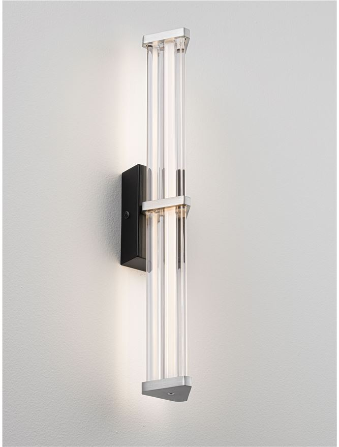 PHEME AP - Matt Black Metal, Satin Nickel & Clear Acrylic [5]