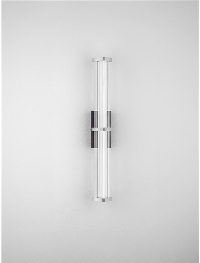 PHEME AP - Matt Black Metal, Satin Nickel & Clear Acrylic [3]