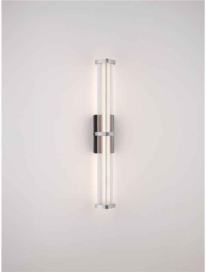 PHEME AP - Matt Black Metal, Satin Nickel & Clear Acrylic [4]