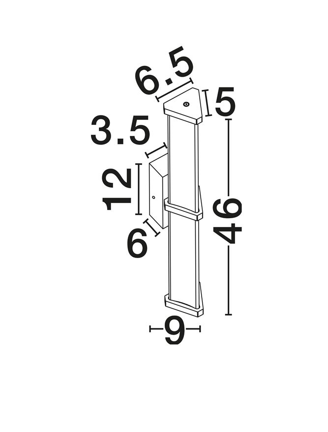 PHEME AP - Matt Black Metal, Satin Nickel & Clear Acrylic [7]