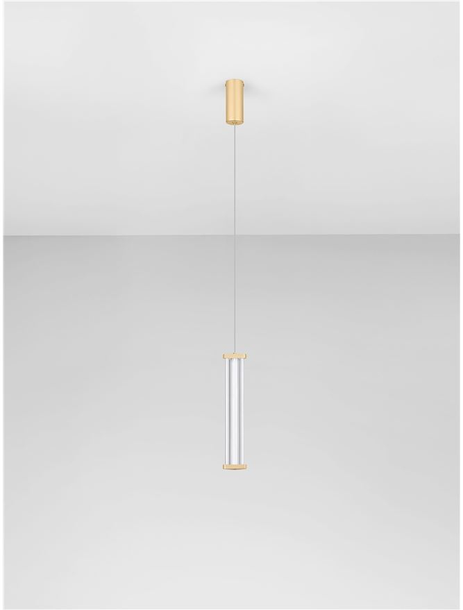 PHEME SP1 - Brushed Gold Metal Base & Clear Acrylic [3]