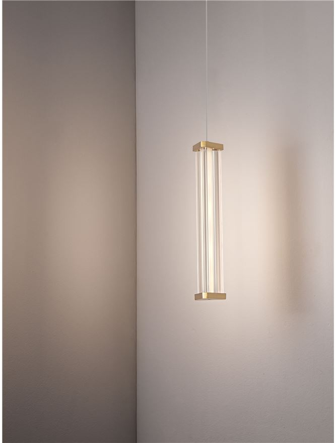 PHEME SP1 - Brushed Gold Metal Base & Clear Acrylic [6]