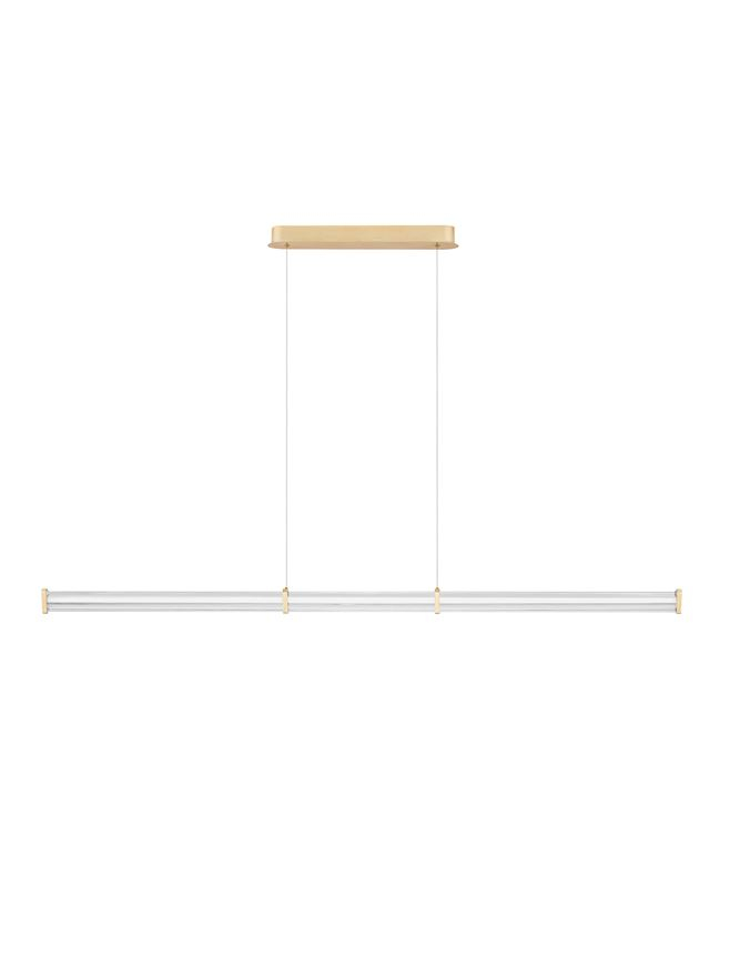 PHEME SP1 - Brushed Gold Metal Base & Clear Acrylic - Orizontal [2]