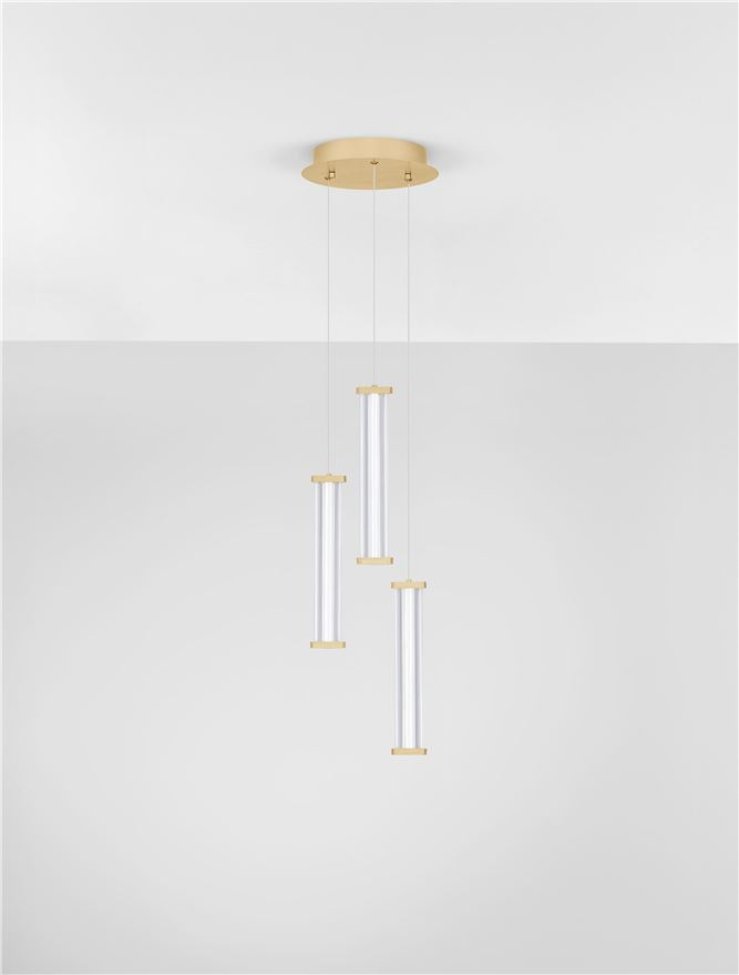 PHEME SP3 - Brushed Gold Metal Base & Clear Acrylic [3]