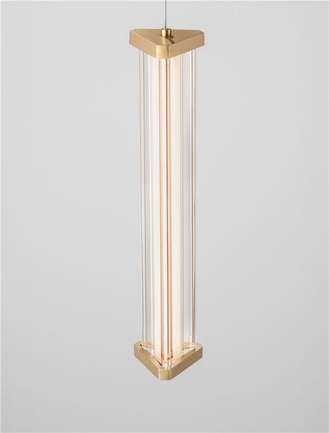 PHEME SP3 - Brushed Gold Metal Base & Clear Acrylic [7]