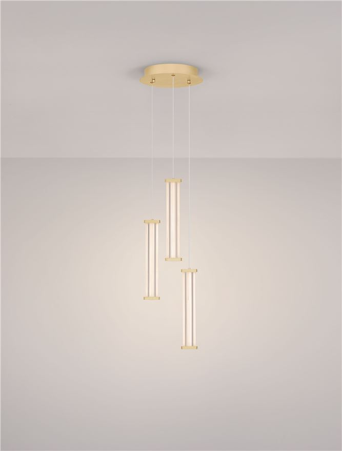 PHEME SP3 - Brushed Gold Metal Base & Clear Acrylic [4]