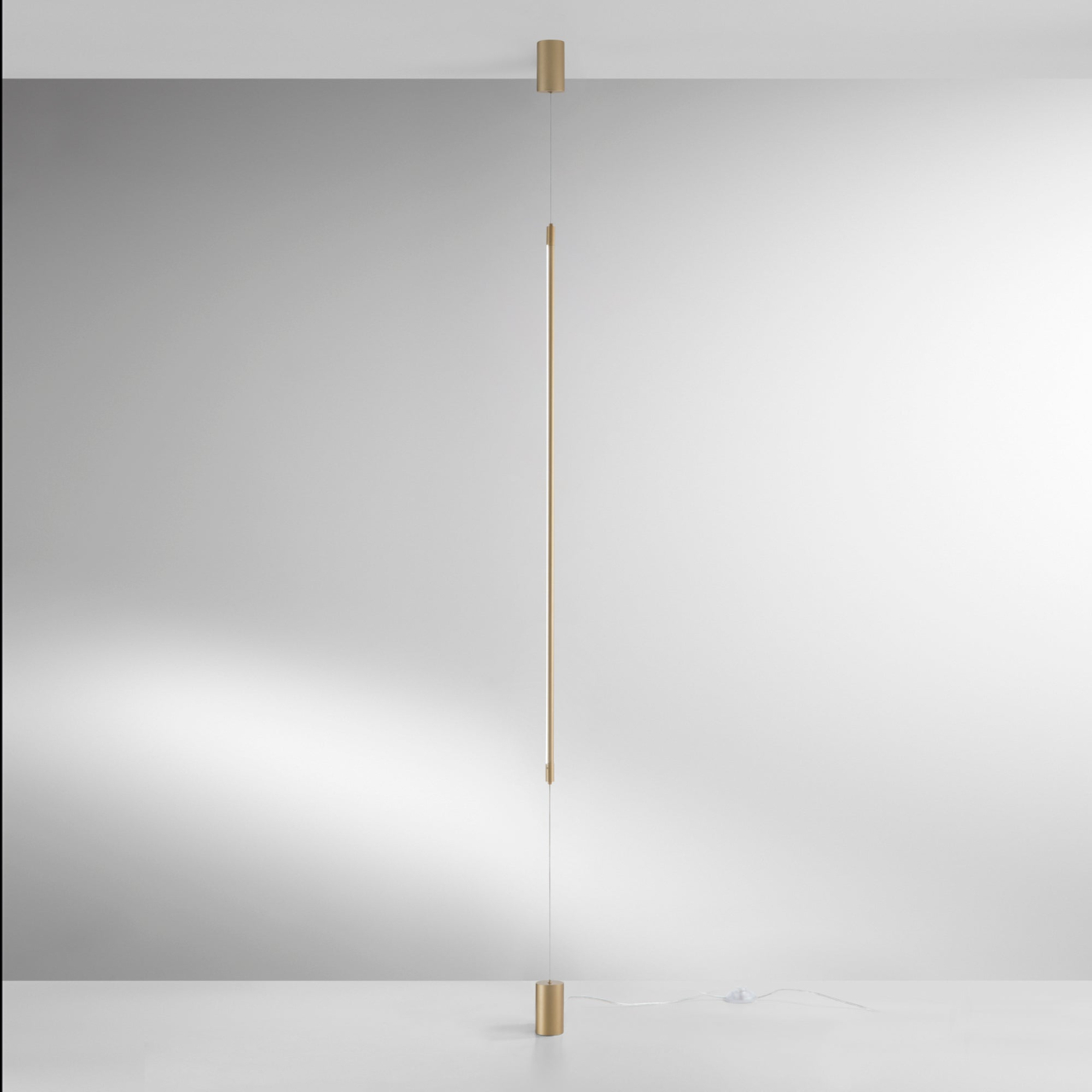 PIANTANA LED GRAVITY ORO 15W 1728LM CCT 6X6X400CM [2]