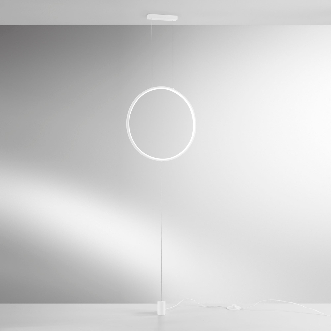 PIANTANA LED PORTAL BIANCA 20W 2400LM CCT 50X50X400CM [2]