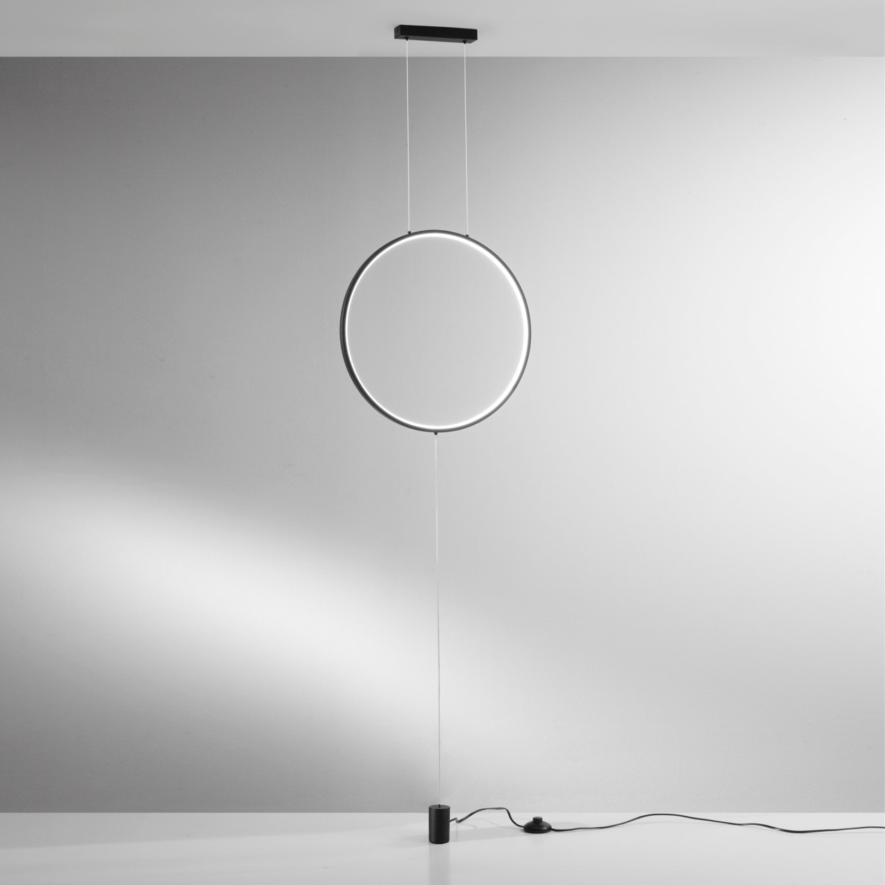 PIANTANA LED PORTAL NERA 20W 2400LM CCT 50X50X400CM [2]
